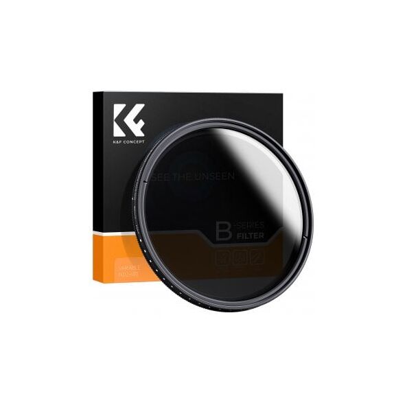 Ρυθμιζόμενο γκρι φίλτρο K&F Concept B-Series Fader ND2-400 - 62 mm