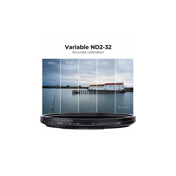 Ρυθμιζόμενο μαγνητικό γκρι φίλτρο K&F Concept Nano-X MRC Fader ND2-32 - 72 mm
