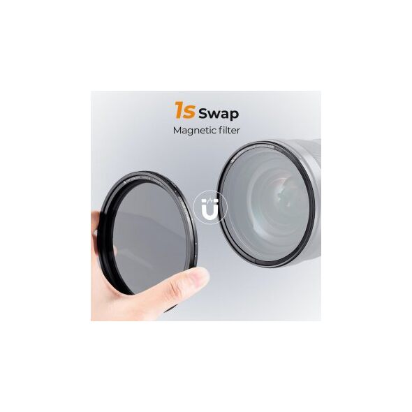 Ρυθμιζόμενο μαγνητικό γκρι φίλτρο K&F Concept Nano-X MRC Fader ND8-128 - 67 mm