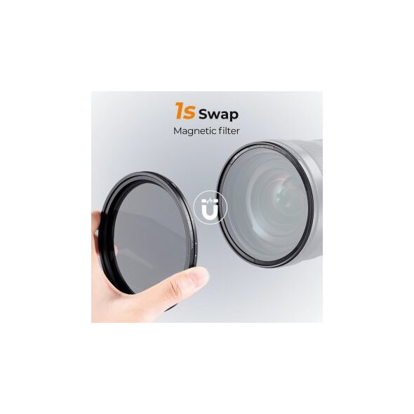 Ρυθμιζόμενο μαγνητικό γκρι φίλτρο K&F Concept Nano-X MRC Fader ND2-32 - 77 mm