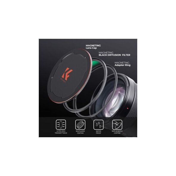 Μαγνητικό φίλτρο διάχυσης K&F Concept Nano-X MRC Black Mist 1/4 - 62 mm