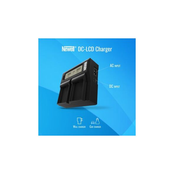 Φορτιστής διπλού καναλιού Newell DC-LCD για μπαταρίες BP-U60/U65/U90 για Sony