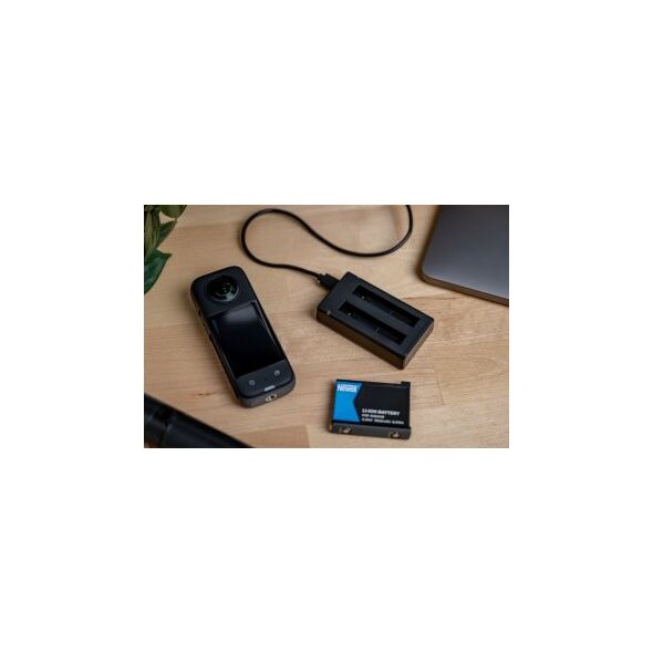 Φορτιστής διπλού καναλιού Newell SDC-USB για μπαταρίες One X3 για Insta360