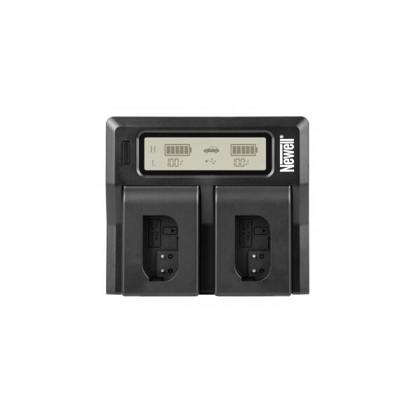 Διπλός φορτιστής Newell DC-LCD για μπαταρίες DMW-BLK22 για Panasonic