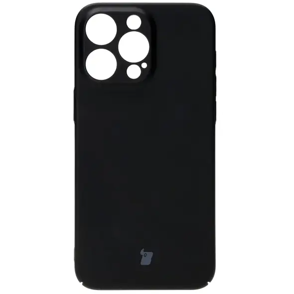 Etui Bizon Case Łupka do Apple iPhone 15 Pro Max czarne