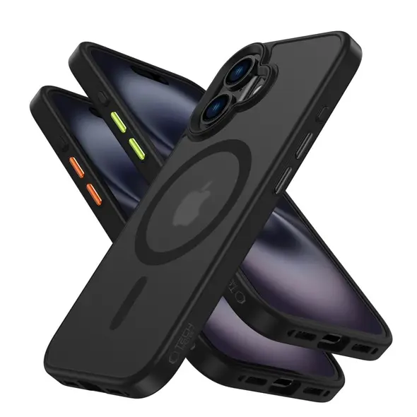 Etui Tech-Protect Magmat Xt 3-set MagSafe Apple iPhone 16 Matte Black