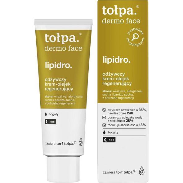Tołpa lipidro. odżywczy krem - olejek regenerujący bogaty 40 ml