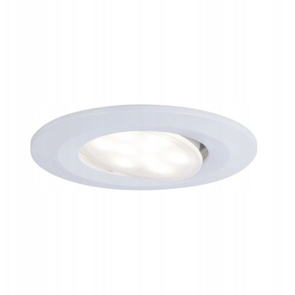 Σετ ενσωματωμένων φωτιστικών CALLA LED 10x5W 430lm στρογγυλό ρυθμιζόμενο 3000/4000/6500K IP65 230V λευκό ματ