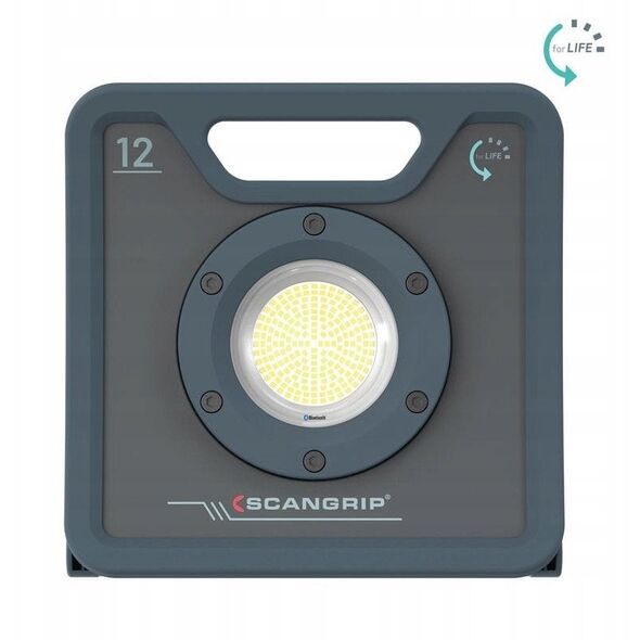 Ανθεκτικός φακός εργασίας LED 12000 lm BLUETOOTH 81 W Scangrip NOVA 12 forLIFE 03.6206