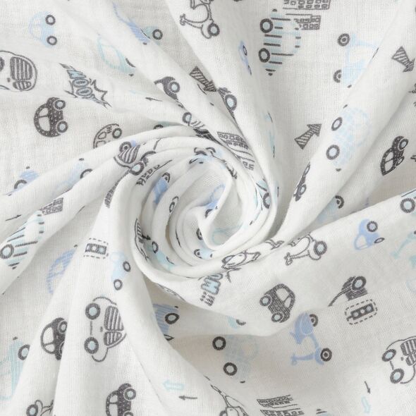 Πάνες MUSLIN DESIGN με σχέδιο, σετ 3 τεμαχίων, μέγεθος 70x80