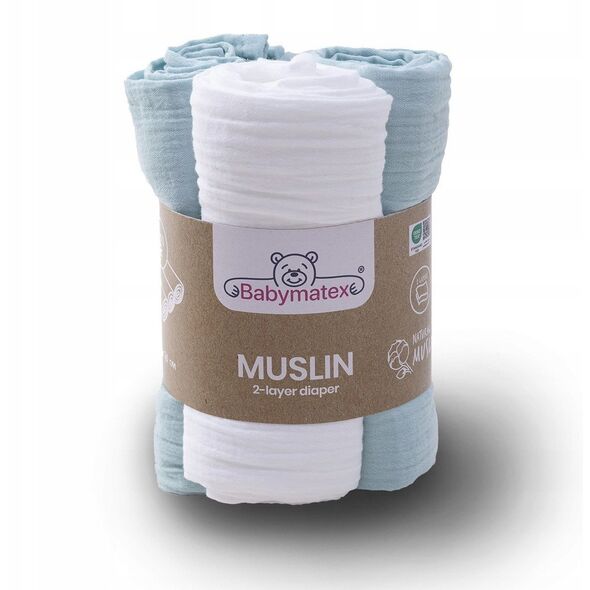 Πάνες MUSLIN 3 πακ, διαστ. 70x80