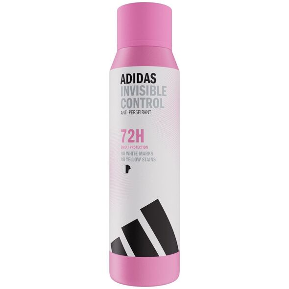 ADIDAS Invisible Control 72h Αντιιδρωτικό αποσμητικό σε σπρέι για γυναίκες 150 ml