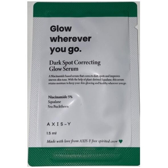 AXIS-Y_Dark Spot Correcting Glow Serum διορθωτικός ορός λάμψης για σκούρες κηλίδες 1,5ml