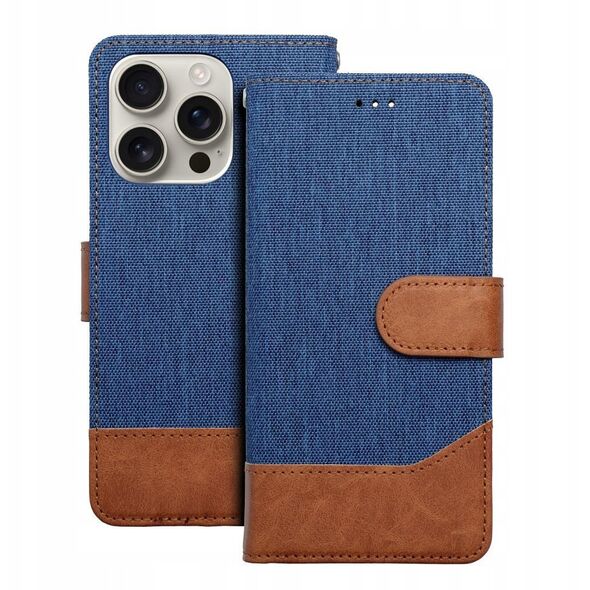 Kabura JEANS Book do SAMSUNG A52 5G / A52 LTE ( 4G ) / A52s 5G niebieski