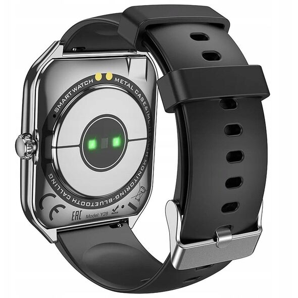 HOCO smartwatch z funkcją rozmowy AMOLED Y28 czarny