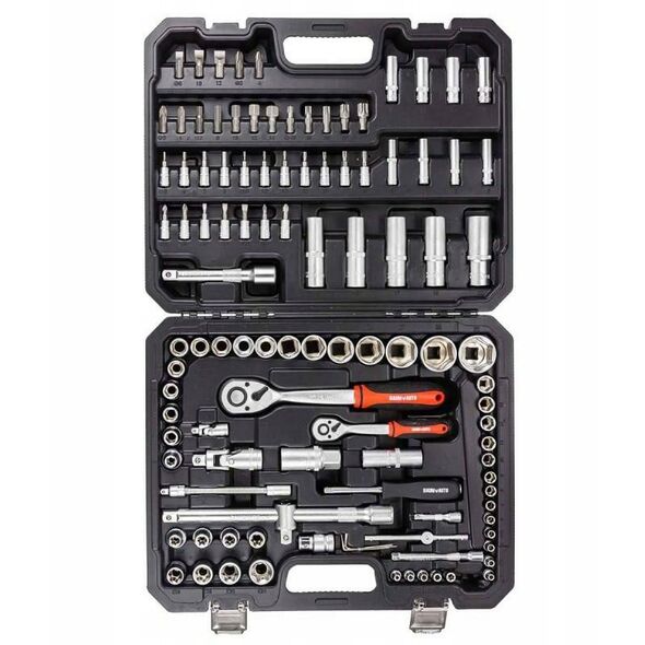 Zestaw narzędzi 1/2" i 1/4" 109el. (6-kątnych) (4-22mm)