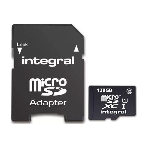 Karta Integral UltimaPro MicroSDXC 128 GB Class 10 UHS-I/U1  (INMSDX128G10-90U1)