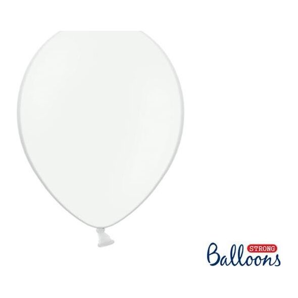 Party Deco Balony Strong, pastelowy biały, 30 cm, 10 szt. uniwersalny