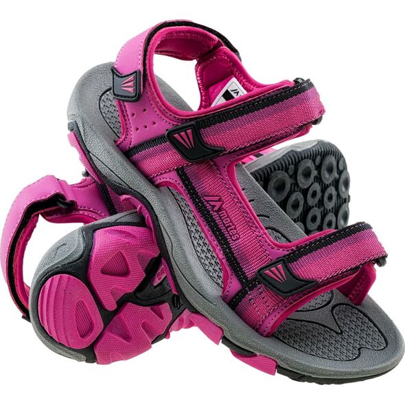 Martes Sandały damskie Makanos Dark fuchsia/Fuchsia/Black r. 36