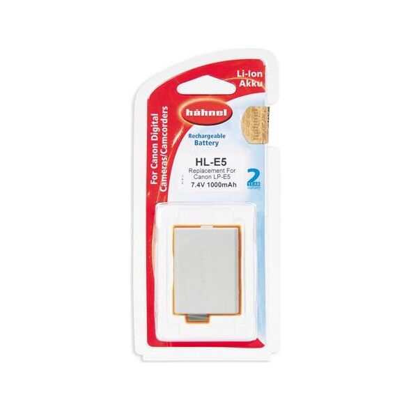 Akumulator Hahnel HL-E5 Canon, 7.4 V, 1000mAh, zamiennik