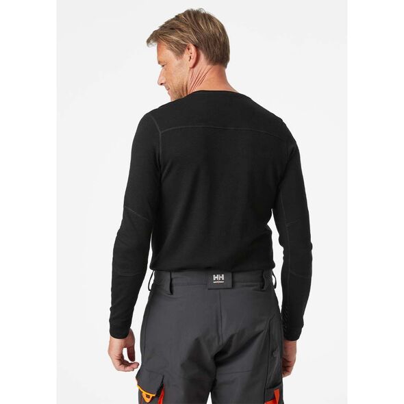 Helly Hansen Υποκάμισο HELLY HANSEN Lifa Merino Crewneck, μαύρο 3XL