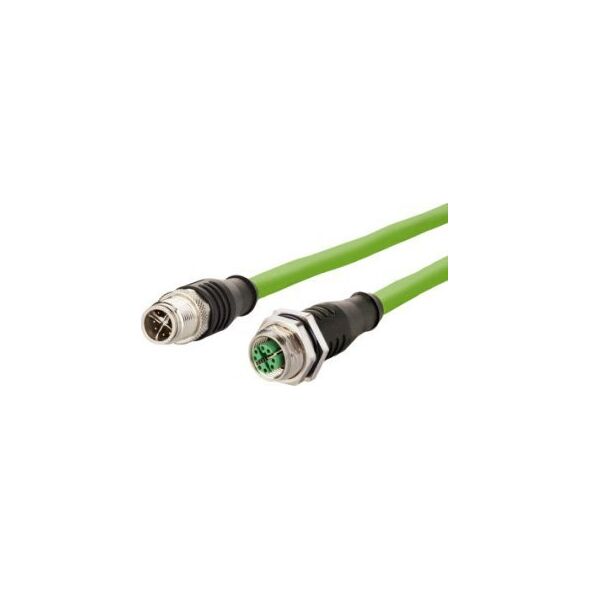 Triton Kabel połączeniowy METZ CONNECT M12 żeński-męski, 8-biegunowy, kodowany X, prosty-prawy, 5 m
