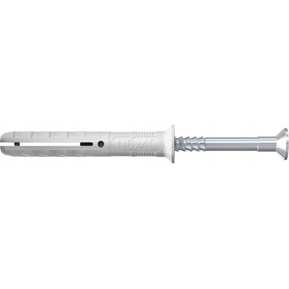 Fischer Kołek Rozporowy 048788 Nx40 z Gp Zestaw 100szt.