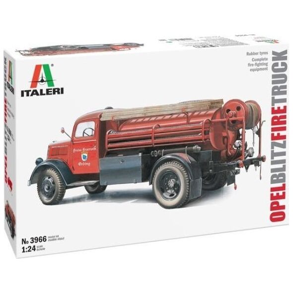 Model plastikowy Opel Blitz Firetruck 1/24 Italeri