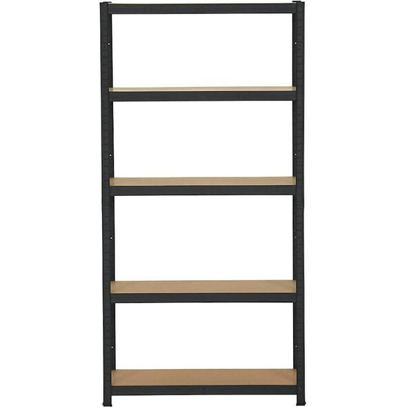 4IQ Ράφι αποθήκευσης - ράφι, 180x90x40 cm, 175kg, μαύρο