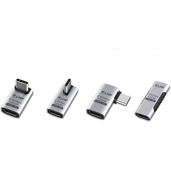 Σετ προσαρμογέων USB-C (USB4) (4 τεμ.), 8K@60 Hz, αλουμίνιο, διαστημικό γκρι