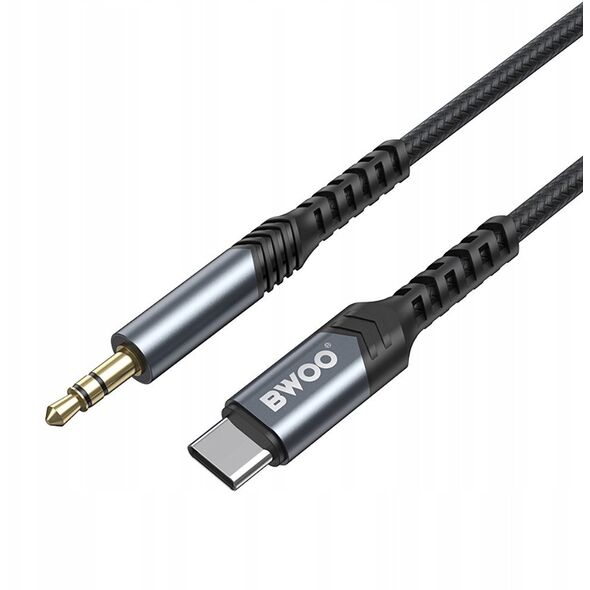 Καλώδιο BWOO AUX 3.5mm - USB-C BO-AUX066 μαύρο