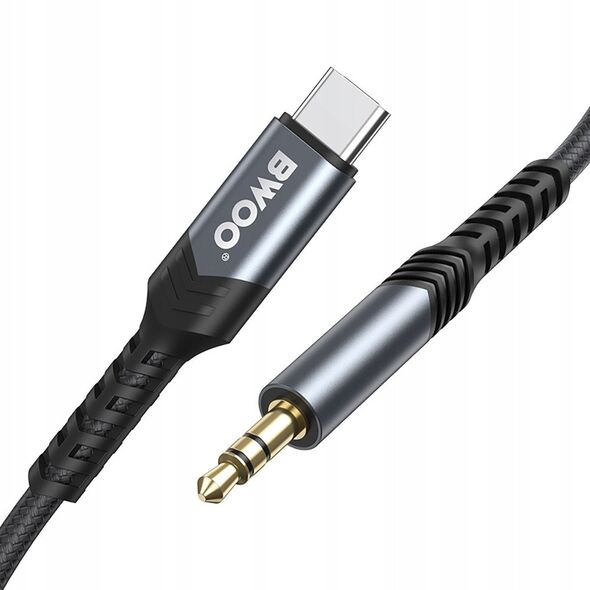 Καλώδιο BWOO AUX 3.5mm - USB-C BO-AUX066 μαύρο