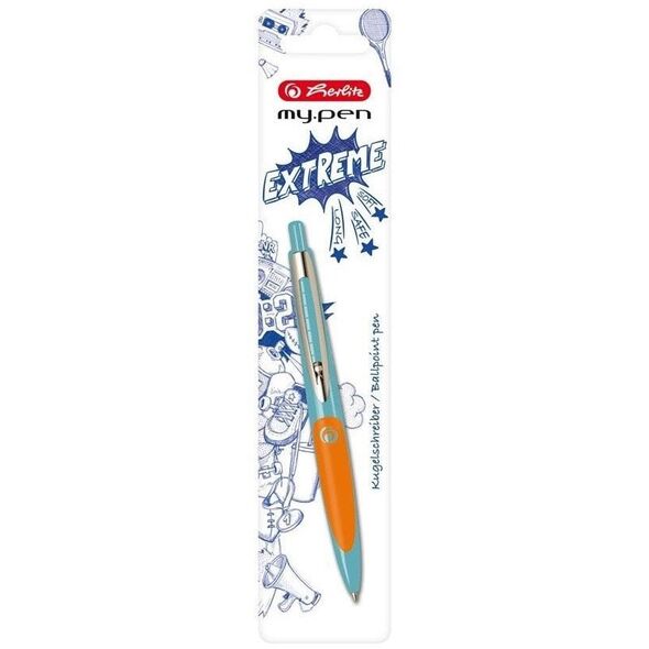 Herlitz Kugelschreiber my.pen türkis/orange