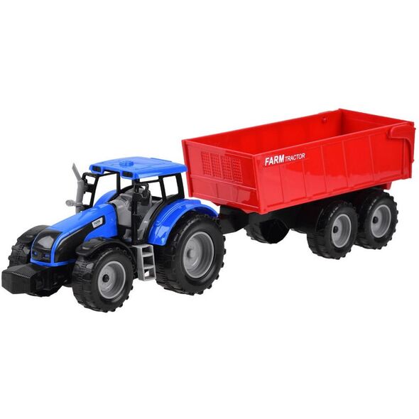 Traktor z przyczepą maszyna farmera rolnika ZA4345 EDUKAMP