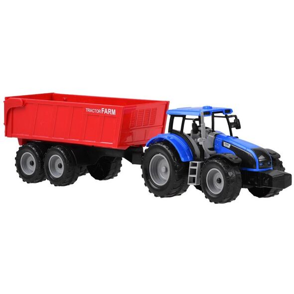 Traktor z przyczepą maszyna farmera rolnika ZA4345 EDUKAMP