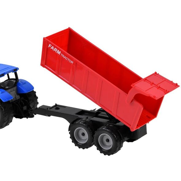 Traktor z przyczepą maszyna farmera rolnika ZA4345 EDUKAMP