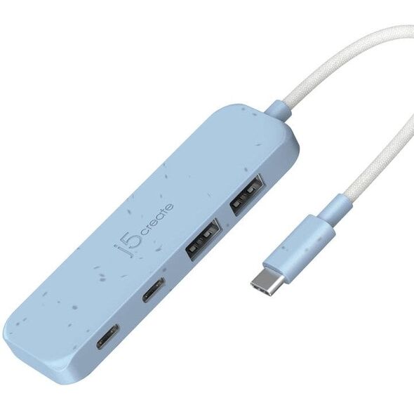 j5create JCH342EC USB 3.2 Gen 1 (3.1 Gen 1) Type-C 10000 Mbit/s Cyjan