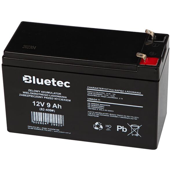 Akumulator żelowy 12V  9Ah BLUETEC