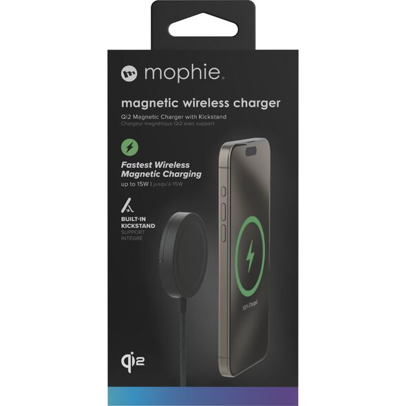 mophie-Qi2 magnetic charger w kickstand
