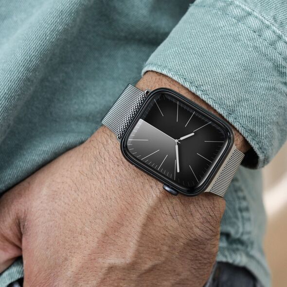 Vonmählen Milanese Loop 2, Strap, Smartwatch, Silver, Apple, Apple Watch 44 | 45 | 46 | 49 mm, Stainless steel