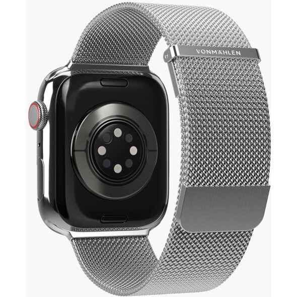 Vonmählen Milanese Loop 2, Strap, Smartwatch, Silver, Apple, Apple Watch 44 | 45 | 46 | 49 mm, Stainless steel