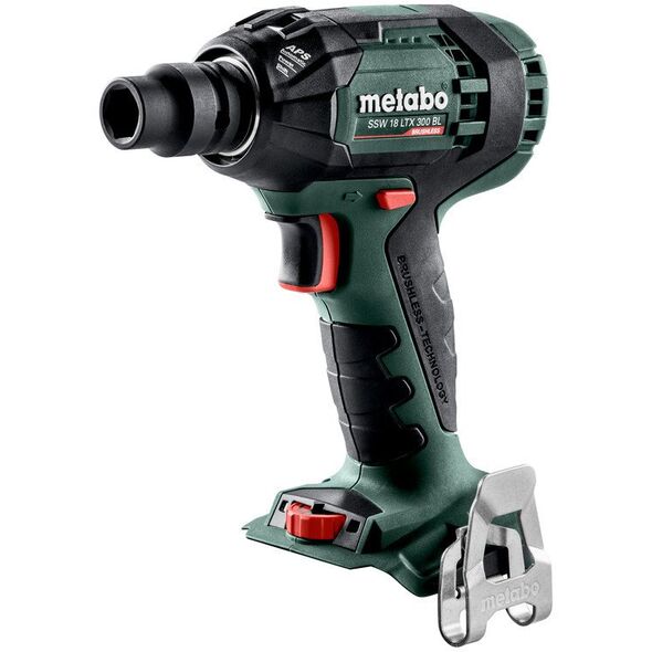 Metabo SSW 18 LTX 300 BL, Impact wrench, Brushless, Black, Green, Red, 1/2", 2650 RPM, 300 N·m - SOLO