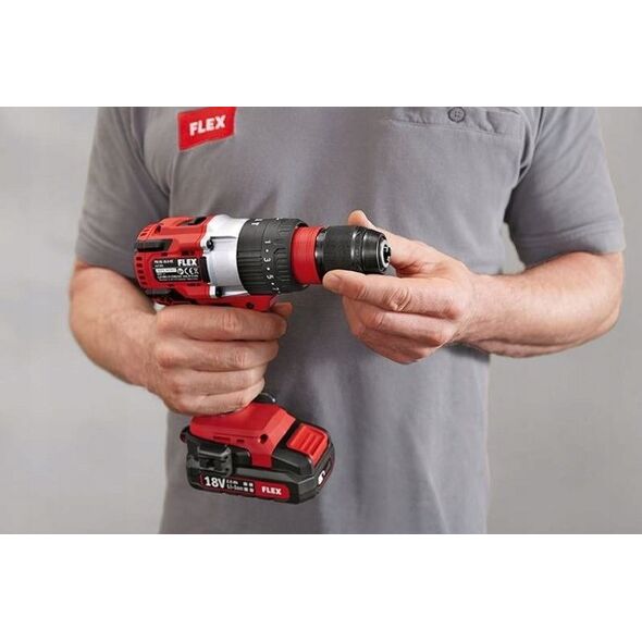 Flex 491233, Power screwdriver, 18 V, 2.67 kg, 218 mm, 116 mm, 2.67 kg - SOLO