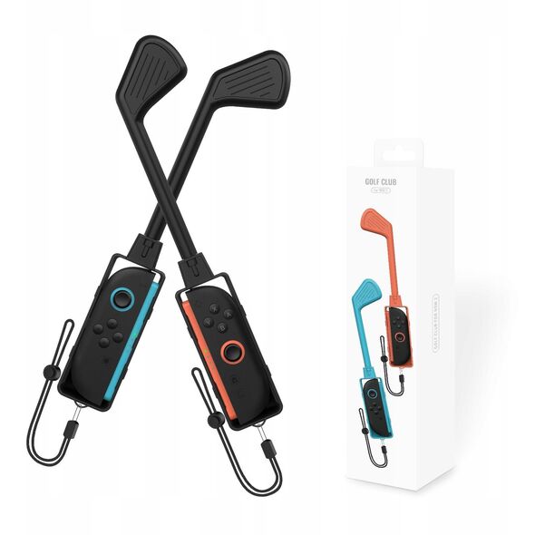 2x Ράβδος Κοντάρι για Γκολφ Golf για Joy-con για Nintendo Switch 2 για Mario Golf / 2x Μαύρο / JYS-ns2265