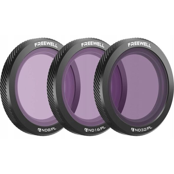 Σετ 3 Φίλτρα Γκρι Πολωτικό Φίλτρο Nd/pl 8 16 32 Freewell Για Dji Neo / Fw-ne-brg