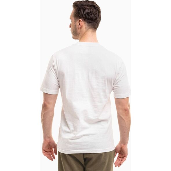 Koszulka męska adidas Essentials Linear Single biała JE9000 2XL