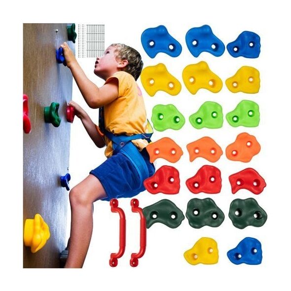 Uchwyty do wspinaczki 22 sztuki Kruzzel 25395