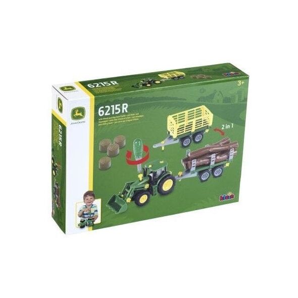 Τρακτέρ John Deere για συναρμολόγηση με 2 ρυμουλκούμενα