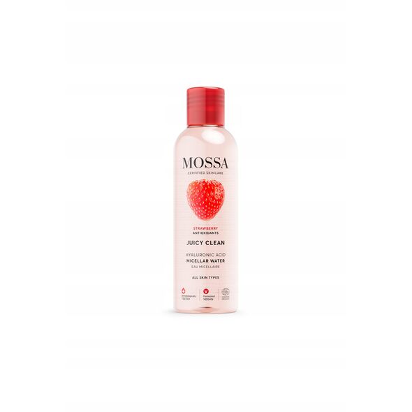 MOSSA_Woda micelarna z kwasem hialuronowym i ekstraktem z Truskawki 3w1 200ml