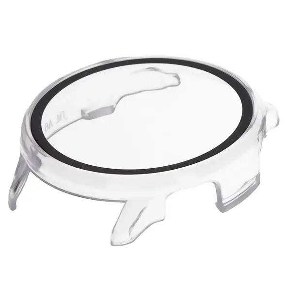Etui ze szkłem do zegarka Bizon Case+Glass Watch do Garmin Vivoactive 6 przezroczyste